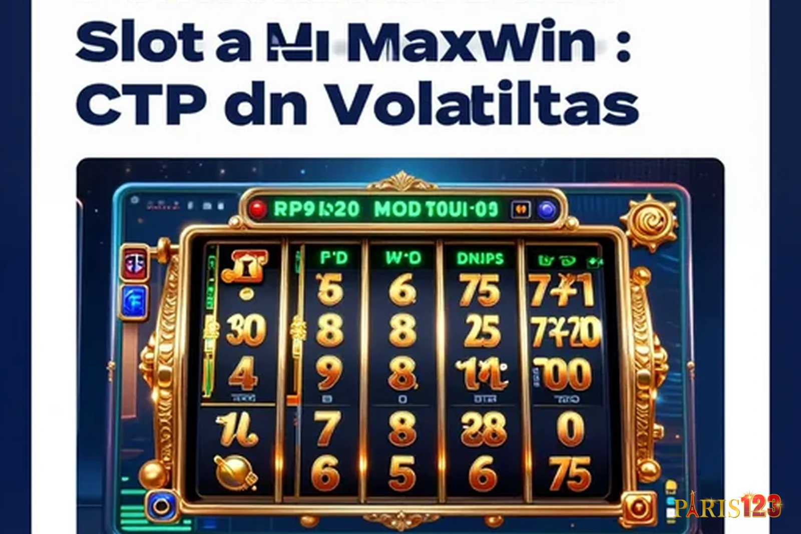 Pemahaman Dasar Slot Maxwin: RTP dan Volatilitas