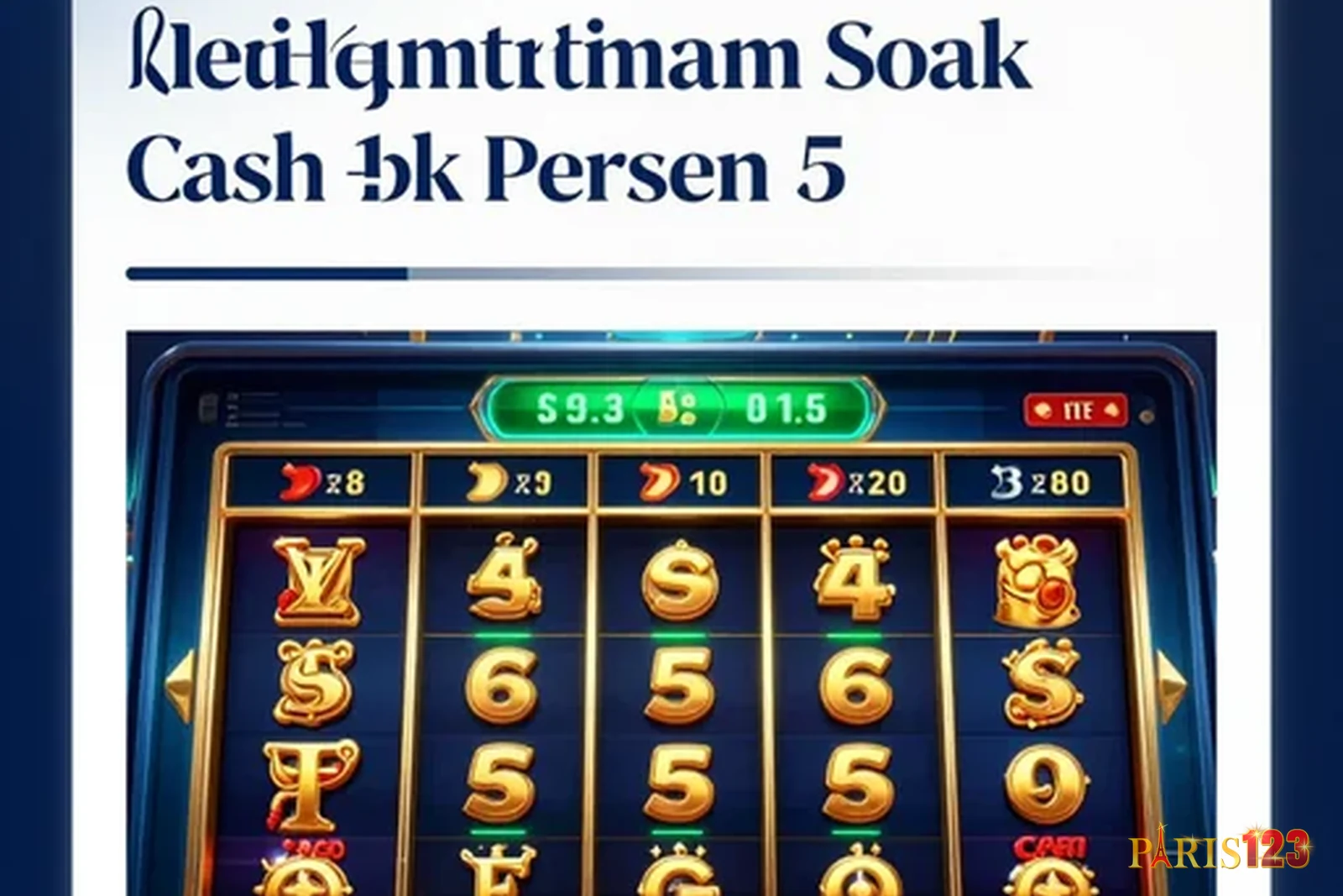RTP dan Volatilitas Slot: Kunci Memahami Cashback 5%