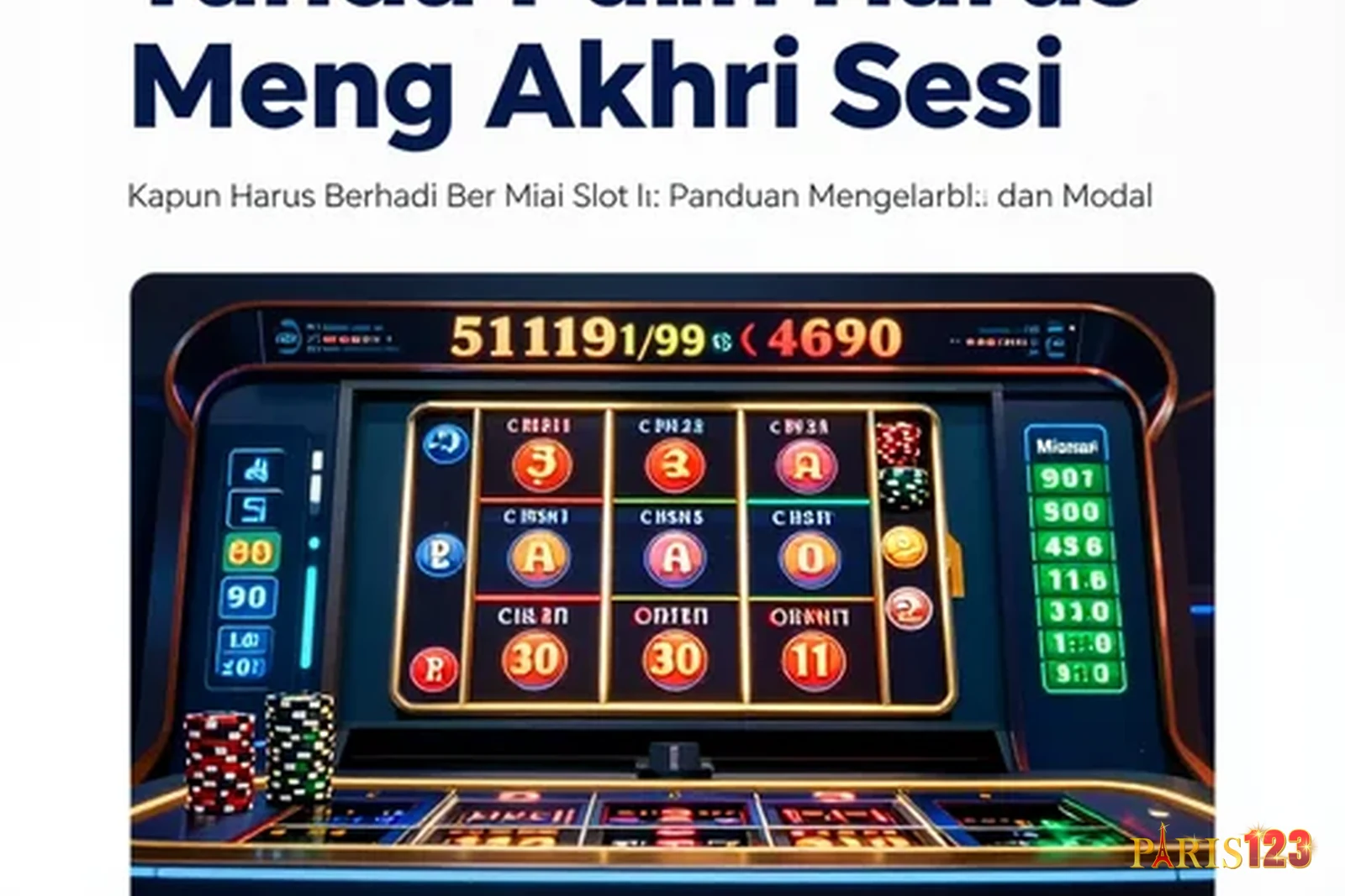 Tanda Pemain Harus Mengakhiri Sesi