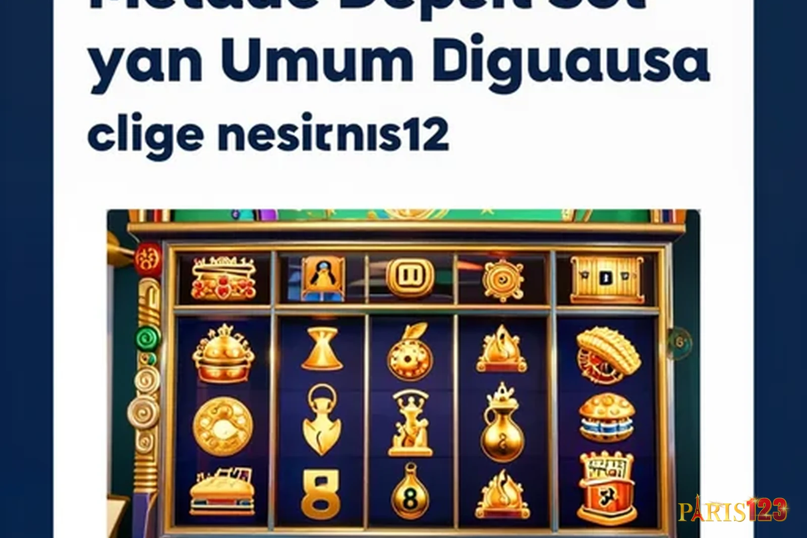 Metode Deposit Slot yang Umum Digunakan