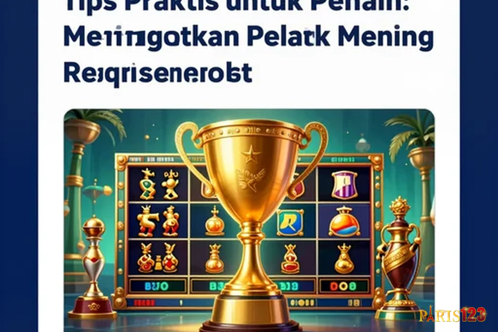 Tips Praktis untuk Pemain Slot: Meningkatkan Peluang Menang