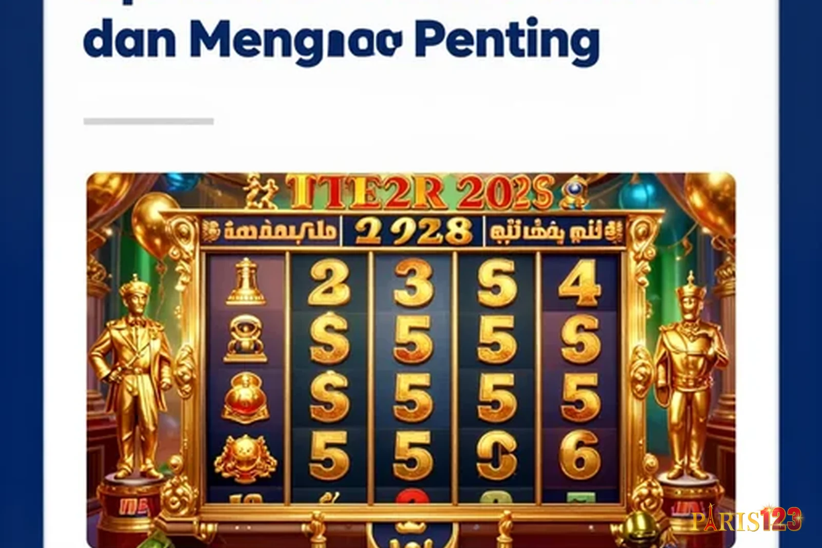 Apa itu Slot Gacor Hari Ini dan Mengapa Penting?