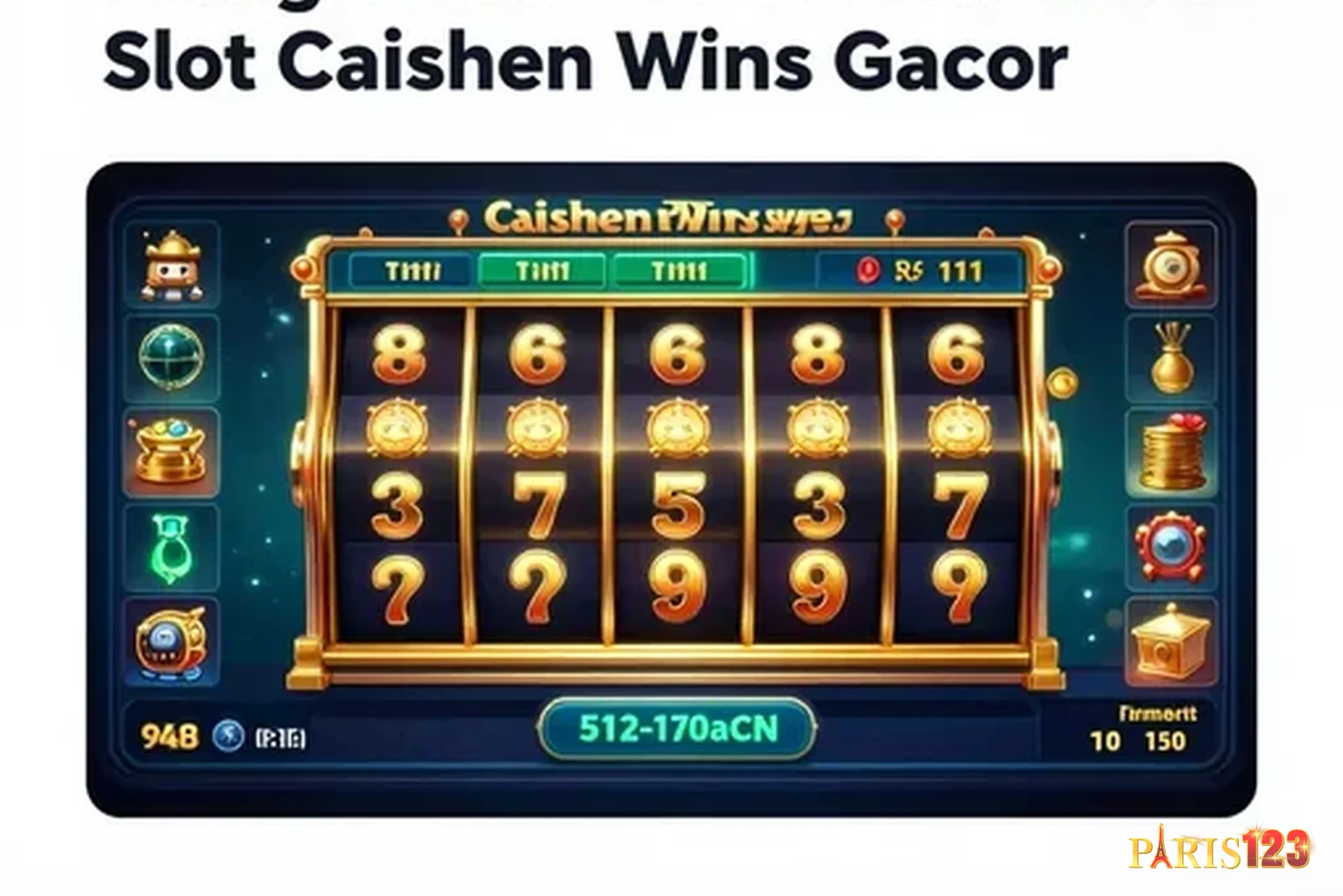 Data Probabilitas & Tabel Peluang Menang Simbol Caishen Wins